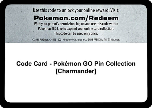 Image for Code Card - Pokemon GO Pin Collection [Charmander] (Pokemon GO) - Pokemon