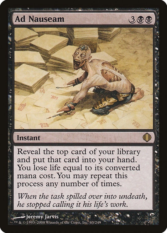 Image for Ad Nauseam (63) (Shards of Alara) - Magic: The Gathering
