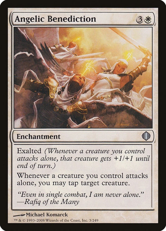 Image for Angelic Benediction (3) (Shards of Alara) - Magic: The Gathering