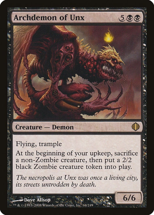 Image for Archdemon of Unx (64) (Shards of Alara) - Magic: The Gathering