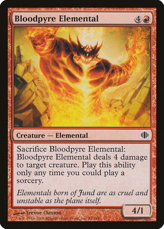 Image for Bloodpyre Elemental (93) (Shards of Alara) - Magic: The Gathering