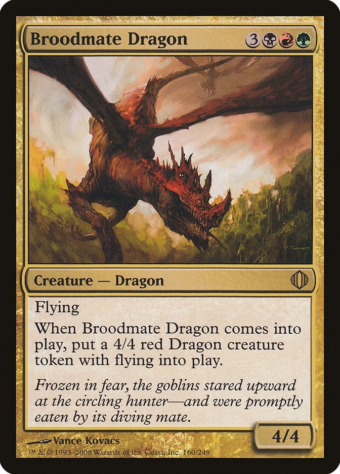 Image for Broodmate Dragon (160) (Shards of Alara) - Magic: The Gathering