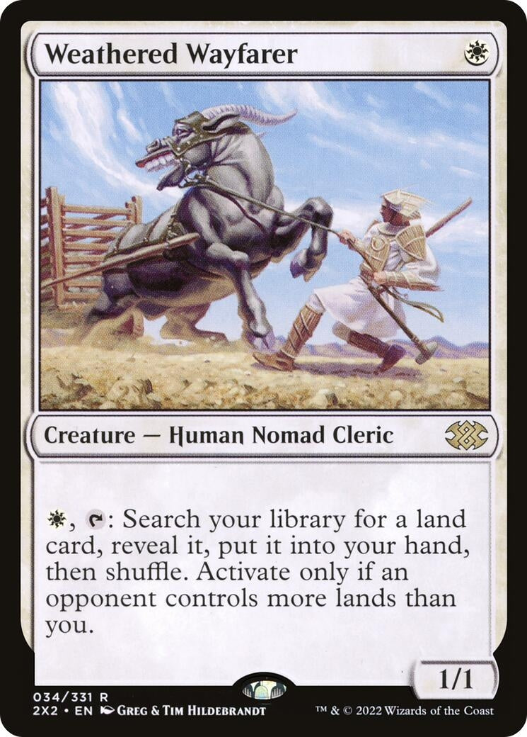 Image for Weathered Wayfarer (34) (Double Masters 2022) - Magic: The Gathering