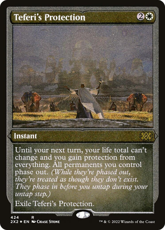 Image for Teferi's Protection (Foil Etched) (424) (Double Masters 2022) - Magic: The Gathering
