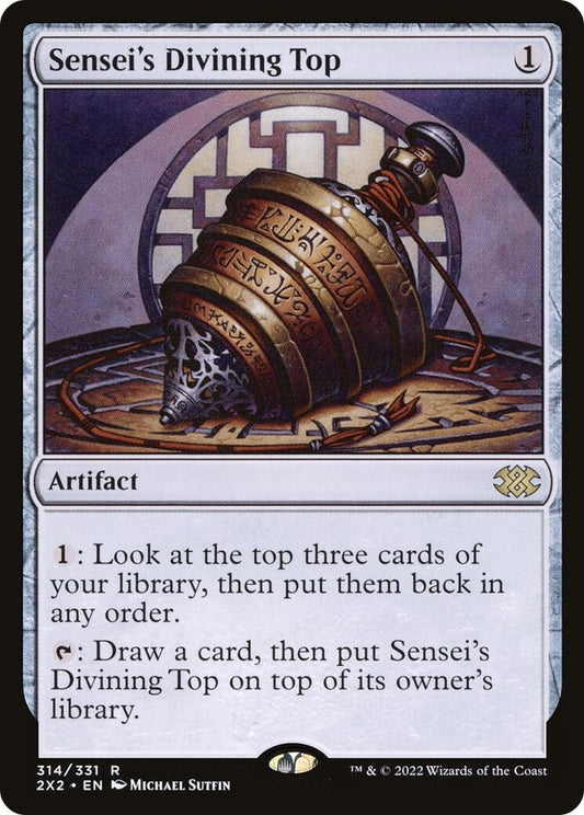 Image for Sensei's Divining Top (314) (Double Masters 2022) - Magic: The Gathering