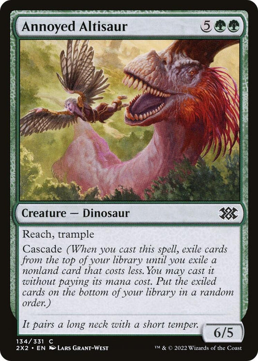 Image for Annoyed Altisaur (134) (Double Masters 2022) - Magic: The Gathering