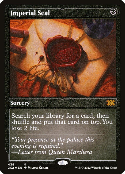 Image for Imperial Seal (Foil Etched) (439) (Double Masters 2022) - Magic: The Gathering