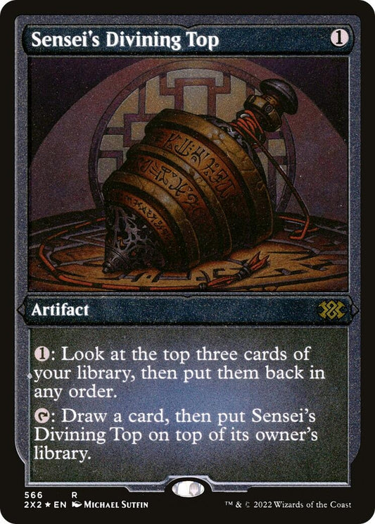 Image for Sensei's Divining Top (Foil Etched) (566) (Double Masters 2022) - Magic: The Gathering