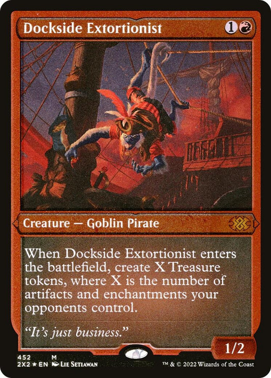 Image for Dockside Extortionist (Foil Etched) (452) (Double Masters 2022) - Magic: The Gathering