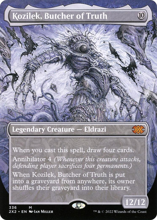 Image for Kozilek, Butcher of Truth (Borderless) (336) (Double Masters 2022) - Magic: The Gathering