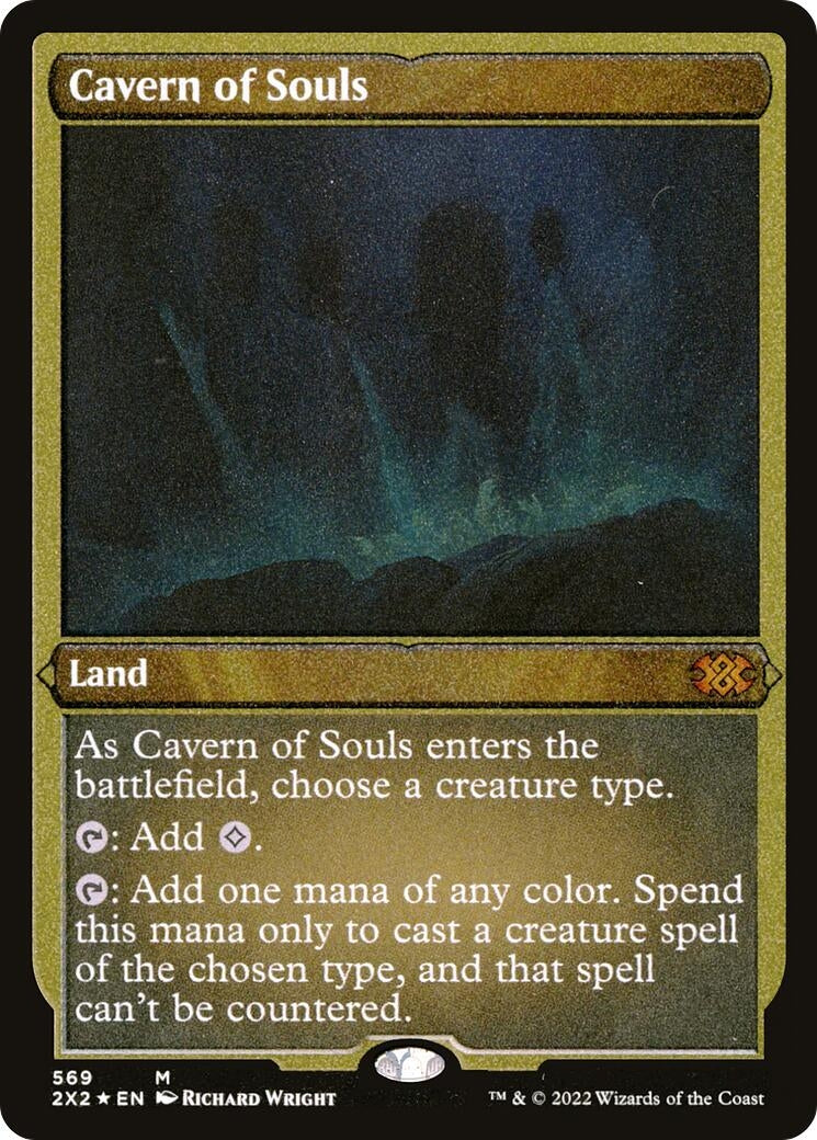 Image for Cavern of Souls (Foil Etched) (569) (Double Masters 2022) - Magic: The Gathering