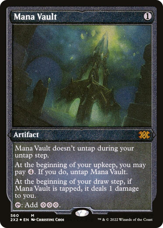 Image for Mana Vault (Foil Etched) (560) (Double Masters 2022) - Magic: The Gathering