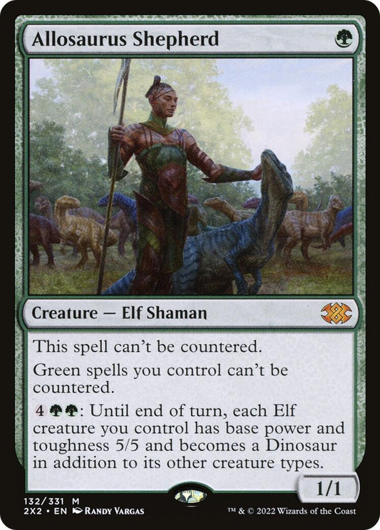Image for Allosaurus Shepherd (132) (Double Masters 2022) - Magic: The Gathering
