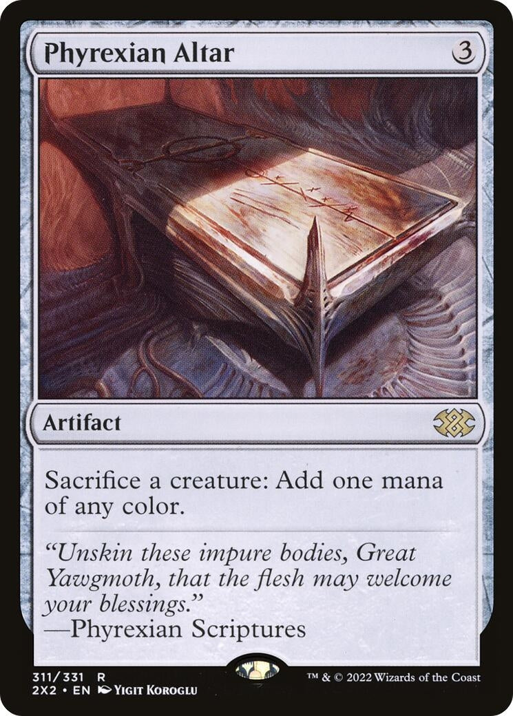 Image for Phyrexian Altar (311) (Double Masters 2022) - Magic: The Gathering
