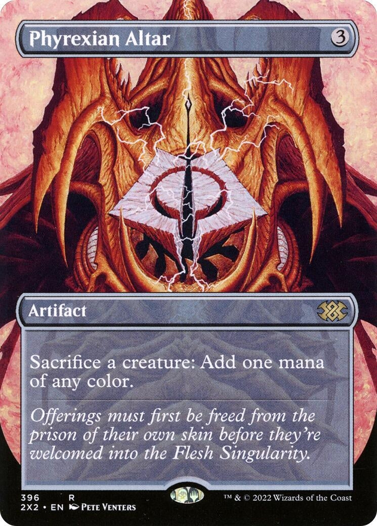 Image for Phyrexian Altar (Borderless) (396) (Double Masters 2022) - Magic: The Gathering