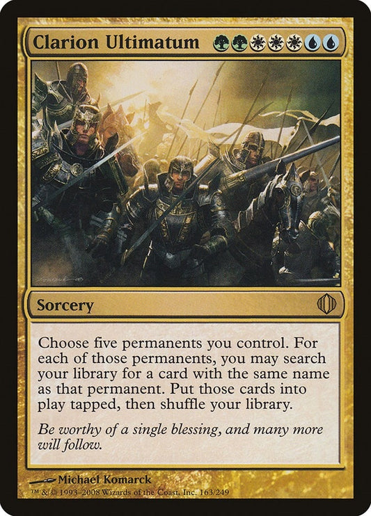 Image for Clarion Ultimatum (163) (Shards of Alara) - Magic: The Gathering