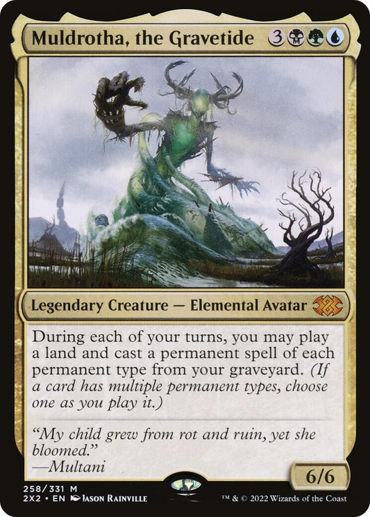 Image for Muldrotha, the Gravetide (258) (Double Masters 2022) - Magic: The Gathering