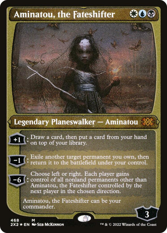 Image for Aminatou, the Fateshifter (Foil Etched) (468) (Double Masters 2022) - Magic: The Gathering