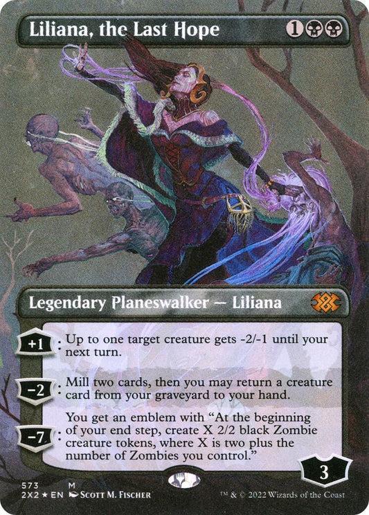 Image for Liliana, the Last Hope (Textured Foil) (573) (Double Masters 2022) - Magic: The Gathering