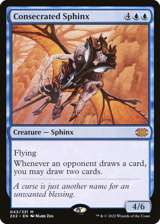 Image for Consecrated Sphinx (43) (Double Masters 2022) - Magic: The Gathering