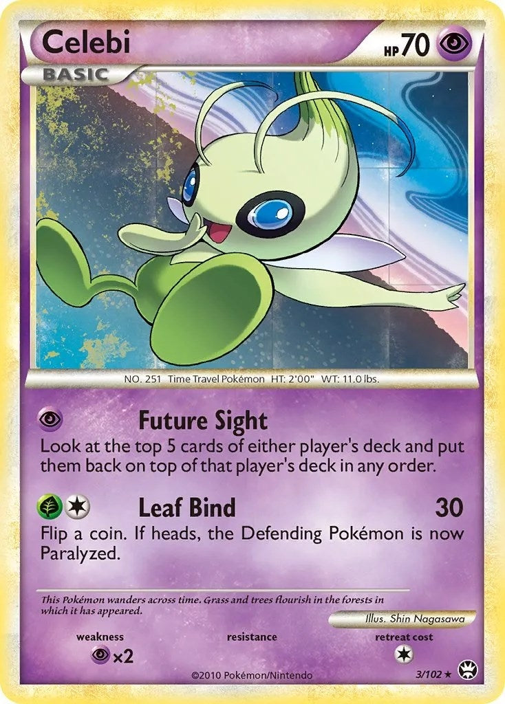 Image for Celebi - 3/102 (Non-Holo Movie Exclusive) (3/102) (Triumphant) - Pokemon