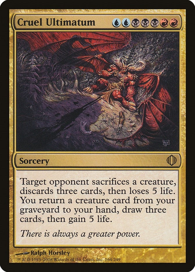 Image for Cruel Ultimatum (164) (Shards of Alara) - Magic: The Gathering