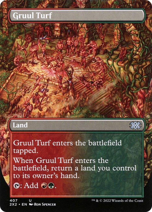 Image for Gruul Turf (Borderless) (407) (Double Masters 2022) - Magic: The Gathering