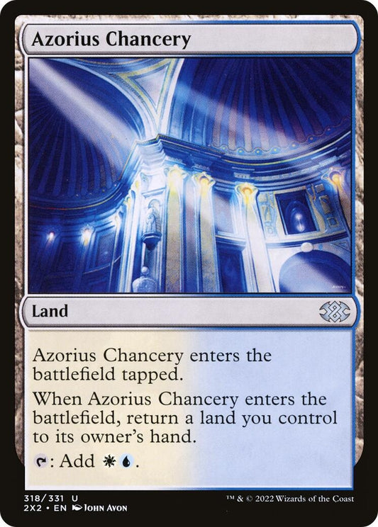 Image for Azorius Chancery (318) (Double Masters 2022) - Magic: The Gathering