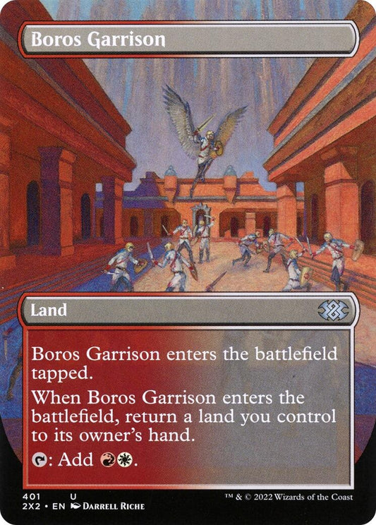 Image for Boros Garrison (Borderless) (401) (Double Masters 2022) - Magic: The Gathering