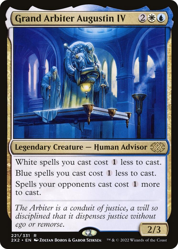 Image for Grand Arbiter Augustin IV (221) (Double Masters 2022) - Magic: The Gathering