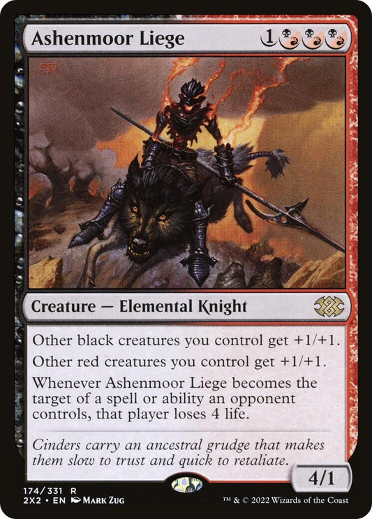 Image for Ashenmoor Liege (174) (Double Masters 2022) - Magic: The Gathering