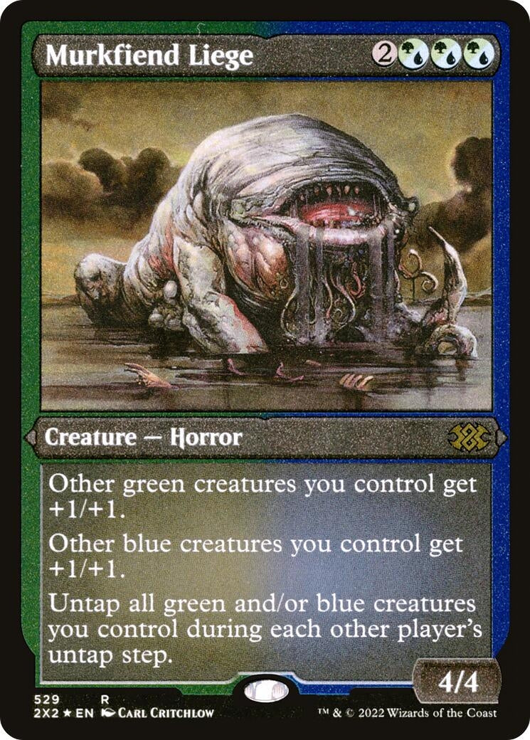 Image for Murkfiend Liege (Foil Etched) (529) (Double Masters 2022) - Magic: The Gathering