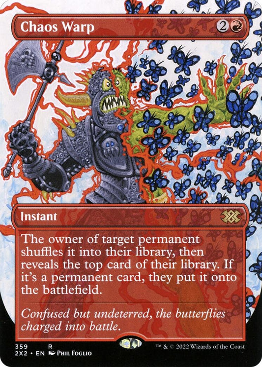 Image for Chaos Warp (Borderless) (359) (Double Masters 2022) - Magic: The Gathering
