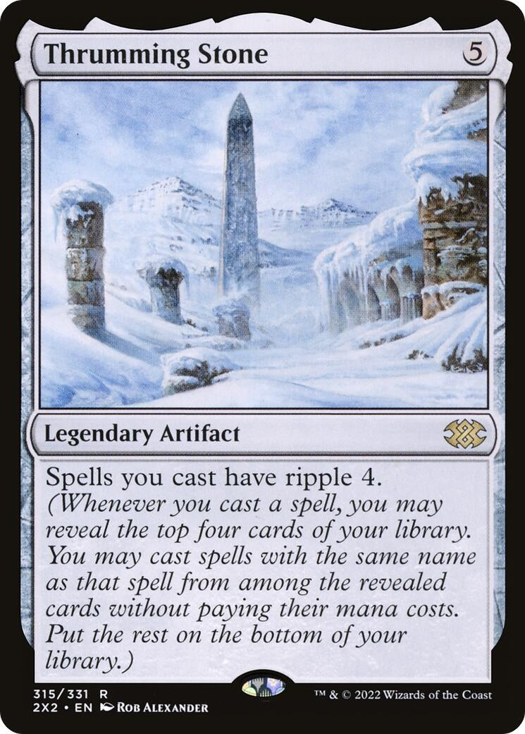 Image for Thrumming Stone (315) (Double Masters 2022) - Magic: The Gathering