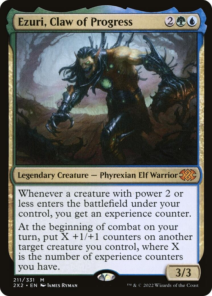 Image for Ezuri, Claw of Progress (211) (Double Masters 2022) - Magic: The Gathering