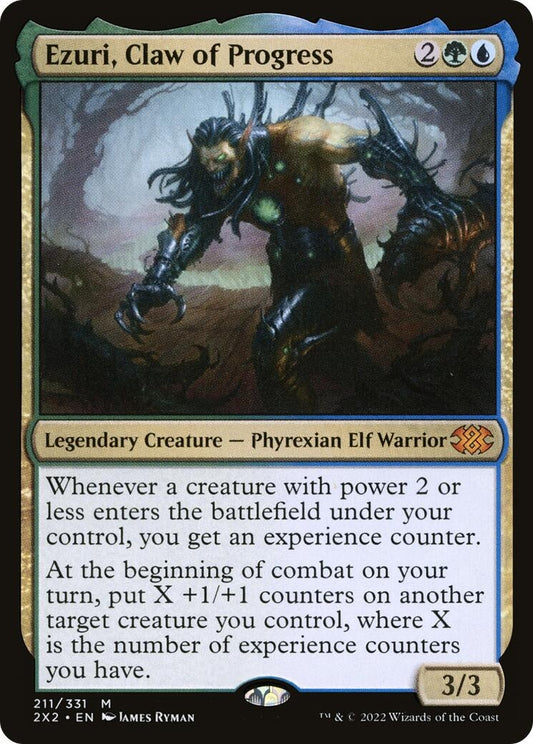 Image for Ezuri, Claw of Progress (211) (Double Masters 2022) - Magic: The Gathering