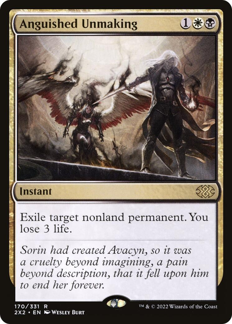 Image for Anguished Unmaking (170) (Double Masters 2022) - Magic: The Gathering