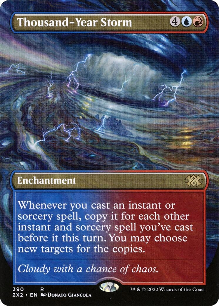 Image for Thousand-Year Storm (Borderless) (390) (Double Masters 2022) - Magic: The Gathering