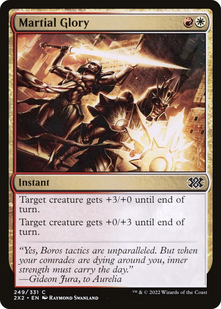 Image for Martial Glory (249) (Double Masters 2022) - Magic: The Gathering