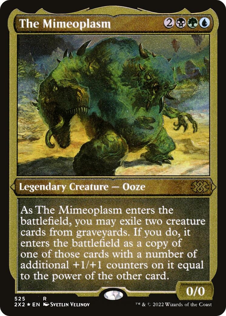 Image for The Mimeoplasm (Foil Etched) (525) (Double Masters 2022) - Magic: The Gathering