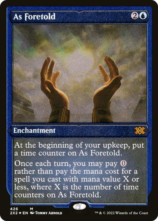 Image for As Foretold (Foil Etched) (426) (Double Masters 2022) - Magic: The Gathering