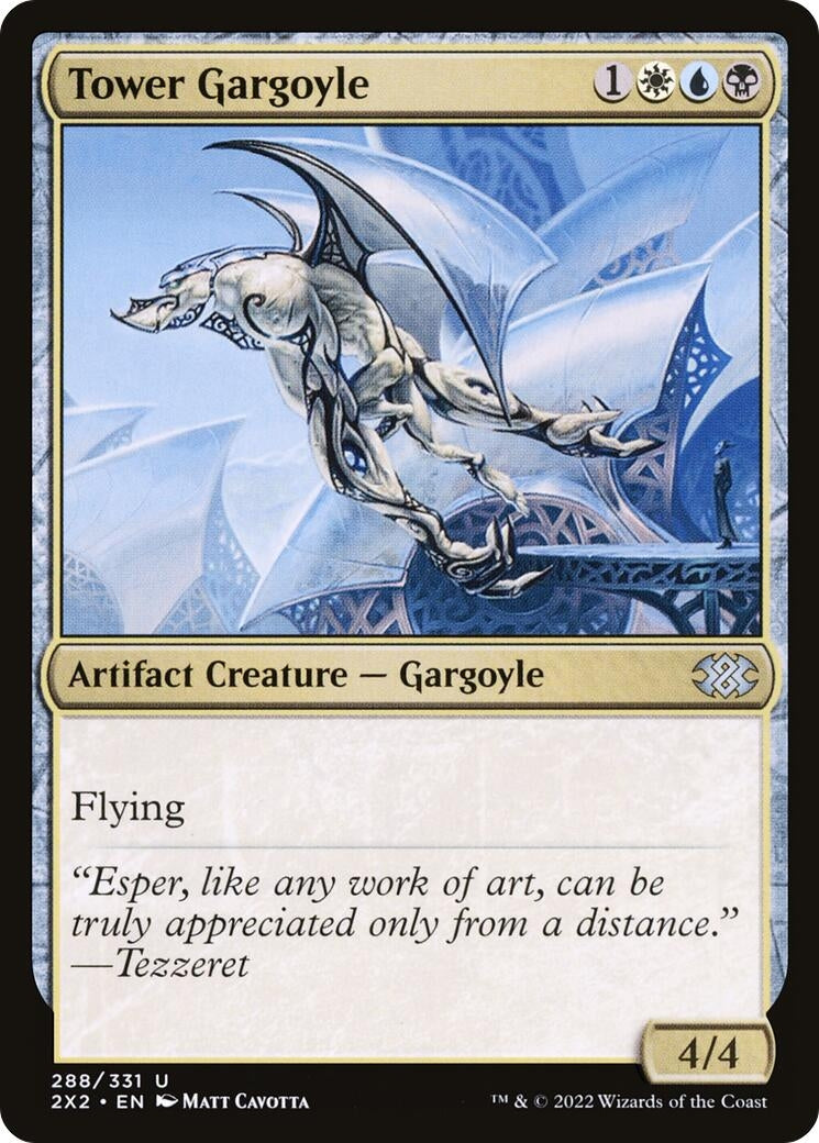 Image for Tower Gargoyle (288) (Double Masters 2022) - Magic: The Gathering