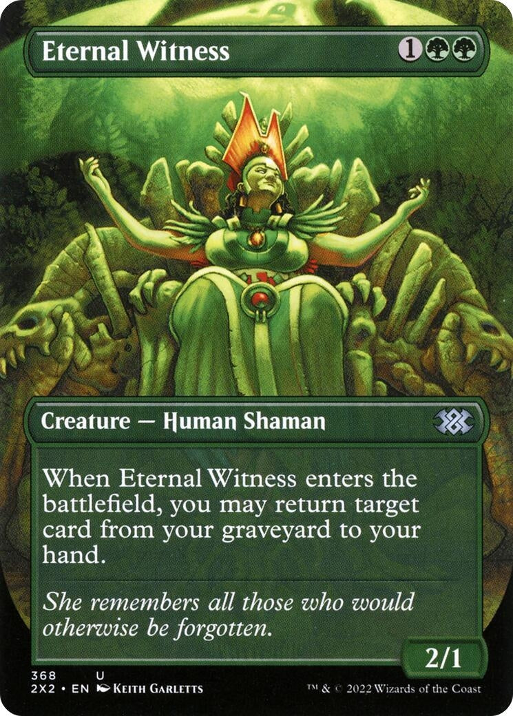 Image for Eternal Witness (Borderless) (368) (Double Masters 2022) - Magic: The Gathering