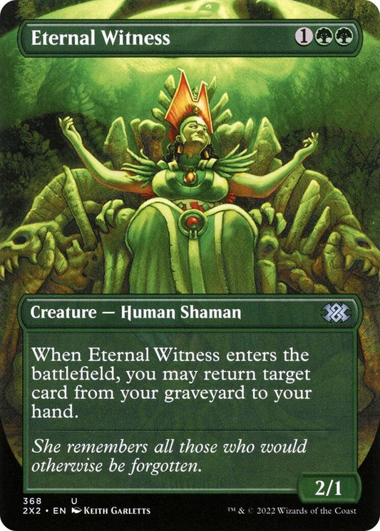 Image for Eternal Witness (Borderless) (368) (Double Masters 2022) - Magic: The Gathering