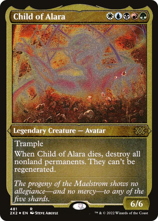 Image for Child of Alara (Foil Etched) (481) (Double Masters 2022) - Magic: The Gathering