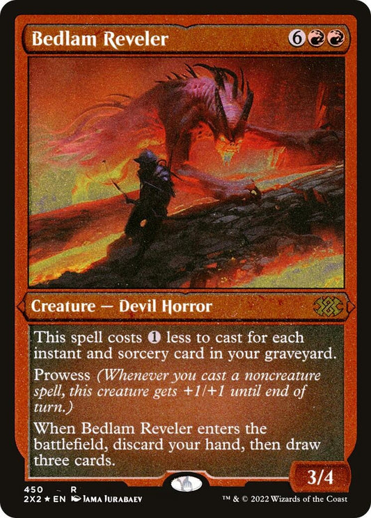 Image for Bedlam Reveler (Foil Etched) (450) (Double Masters 2022) - Magic: The Gathering