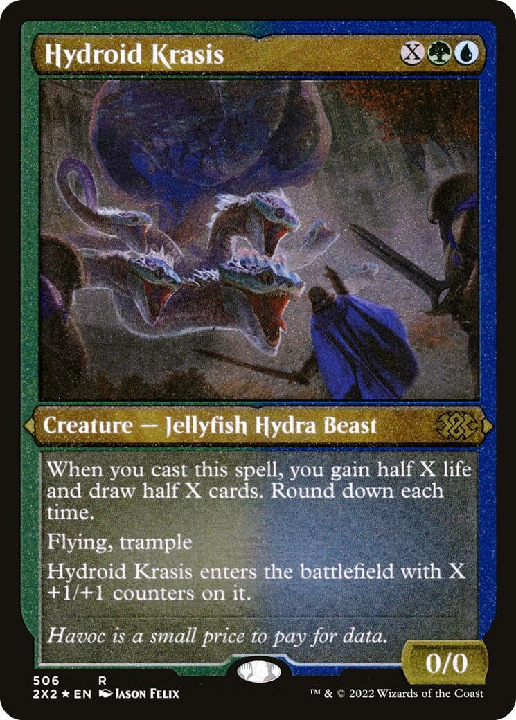 Image for Hydroid Krasis (Foil Etched) (506) (Double Masters 2022) - Magic: The Gathering