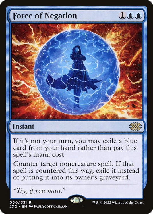 Image for Force of Negation (50) (Double Masters 2022) - Magic: The Gathering