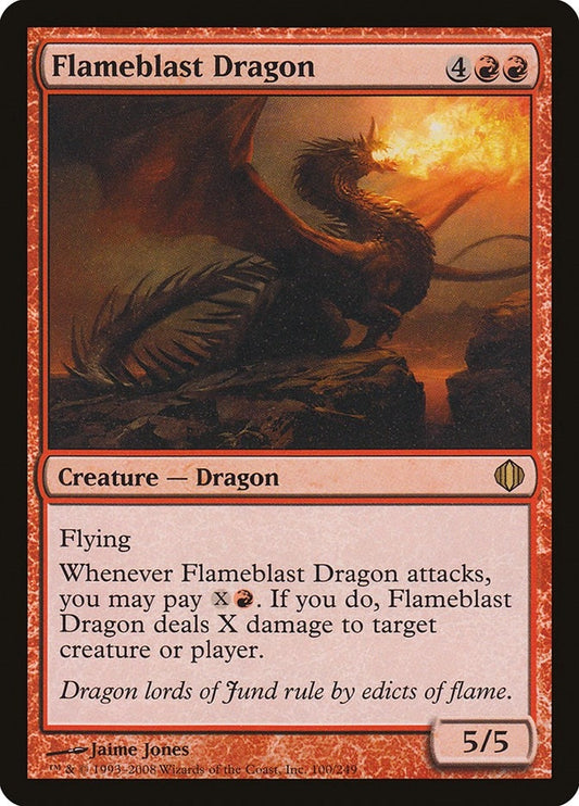 Image for Flameblast Dragon (100) (Shards of Alara) - Magic: The Gathering