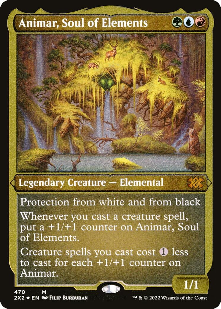 Image for Animar, Soul of Elements (Foil Etched) (470) (Double Masters 2022) - Magic: The Gathering